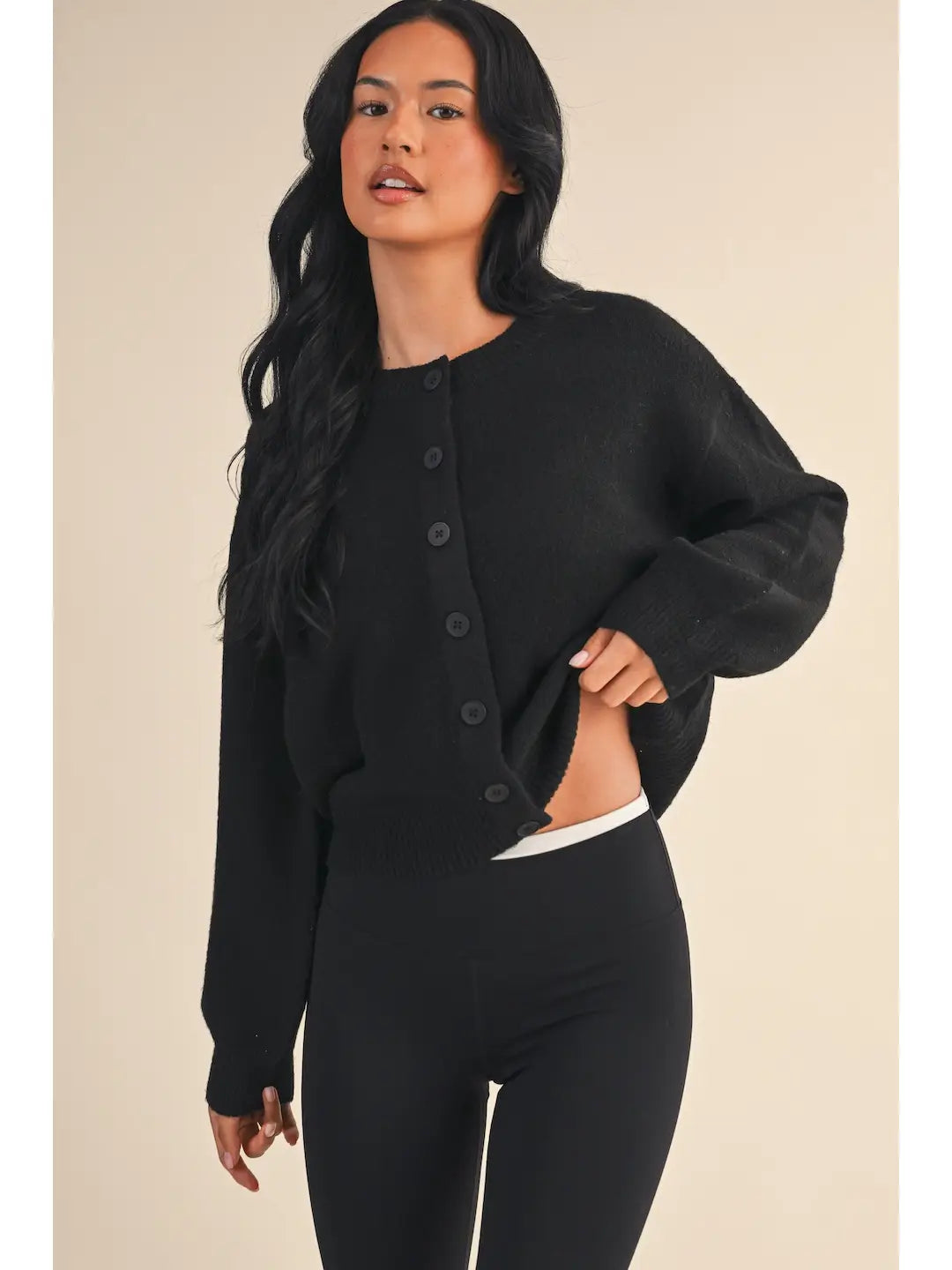 Adrian Knit Button Up Cardigan Sweater