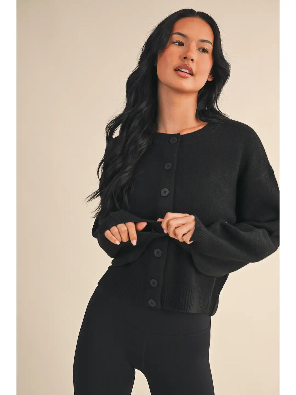 Adrian Knit Button Up Cardigan Sweater
