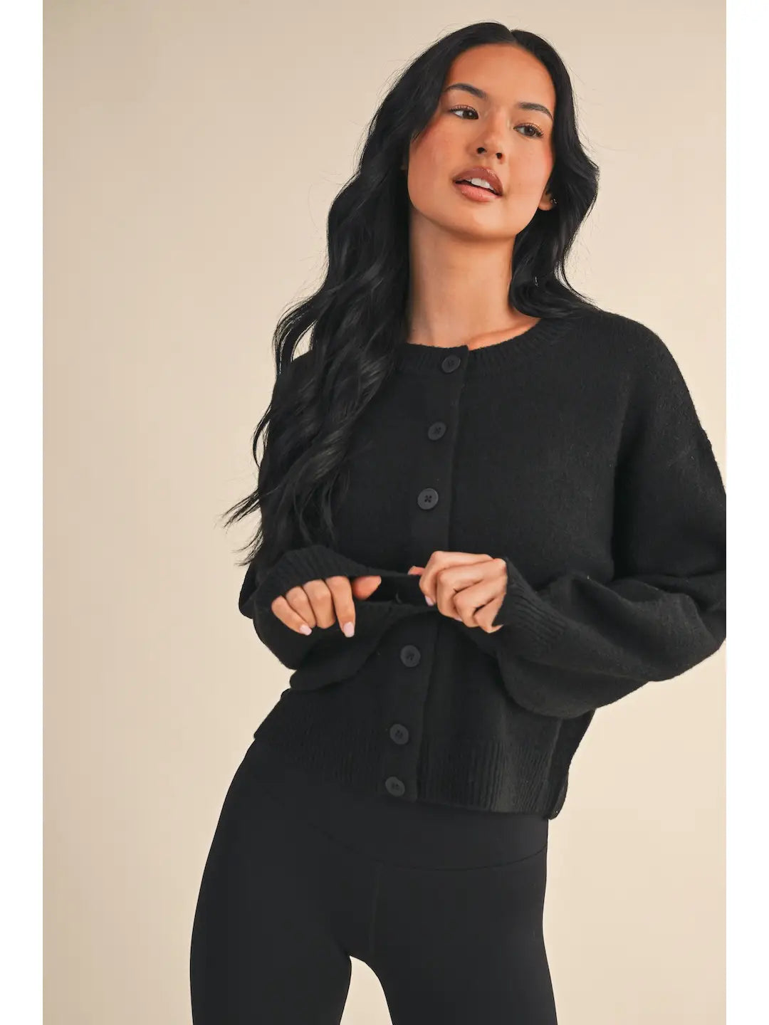 Adrian Knit Button Up Cardigan Sweater