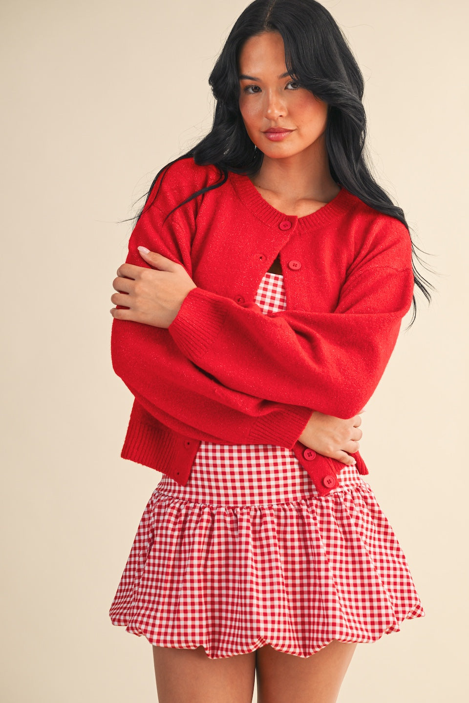 Adrian Knit Button Up Cardigan Sweater