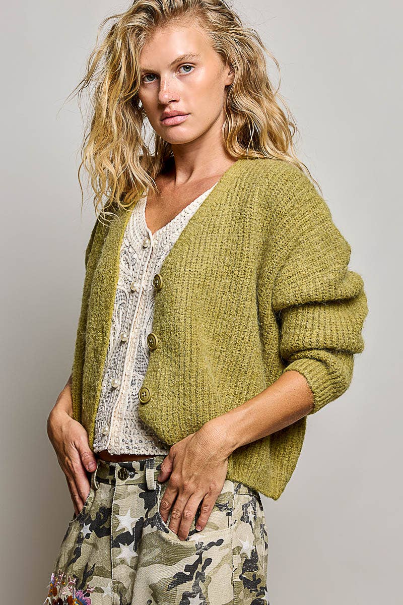 IVY Button Down Sweater Cardigan