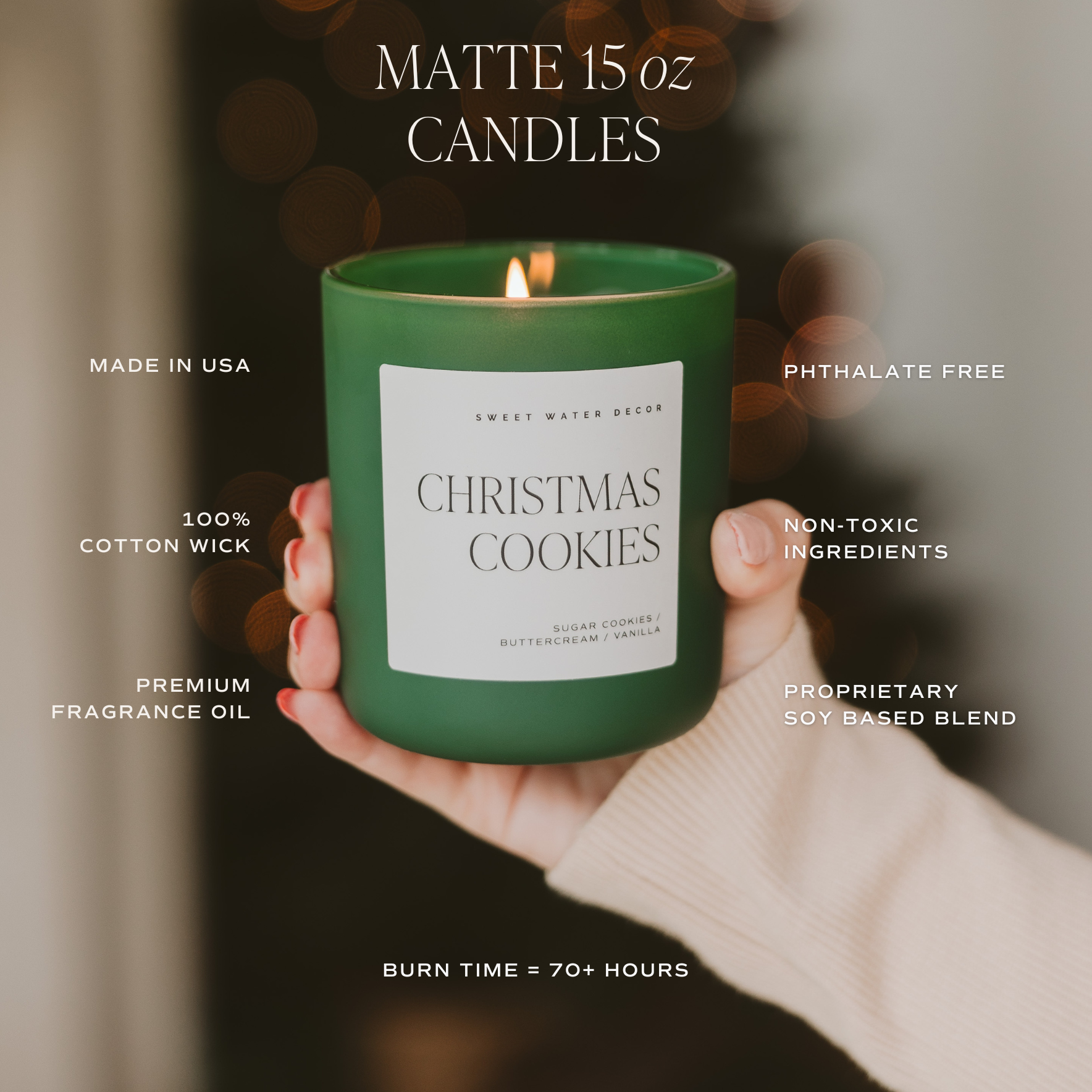 Christmas Tree Farm 15 oz Matte Jar