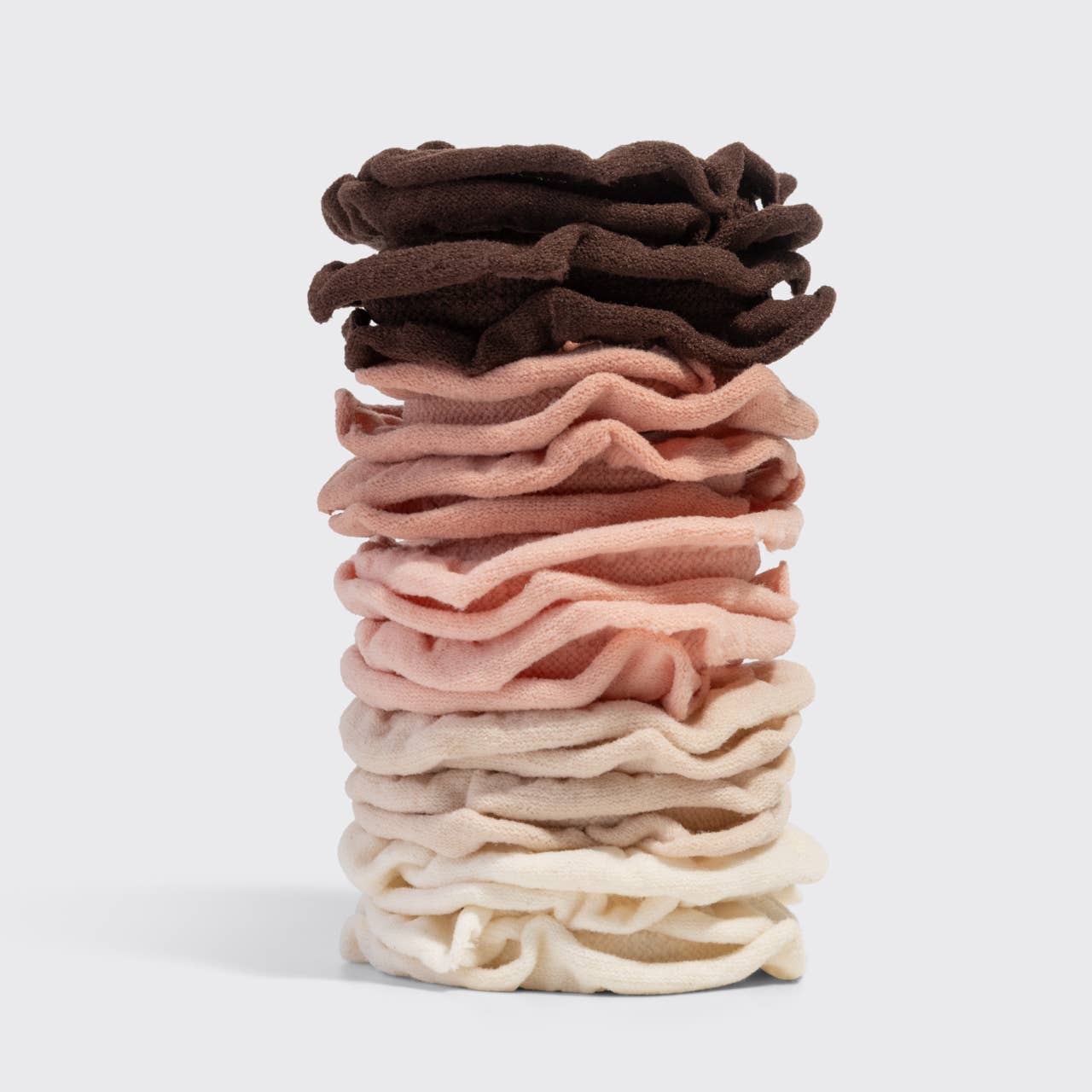 Petal Hair Elastics 10pc Set - Blush