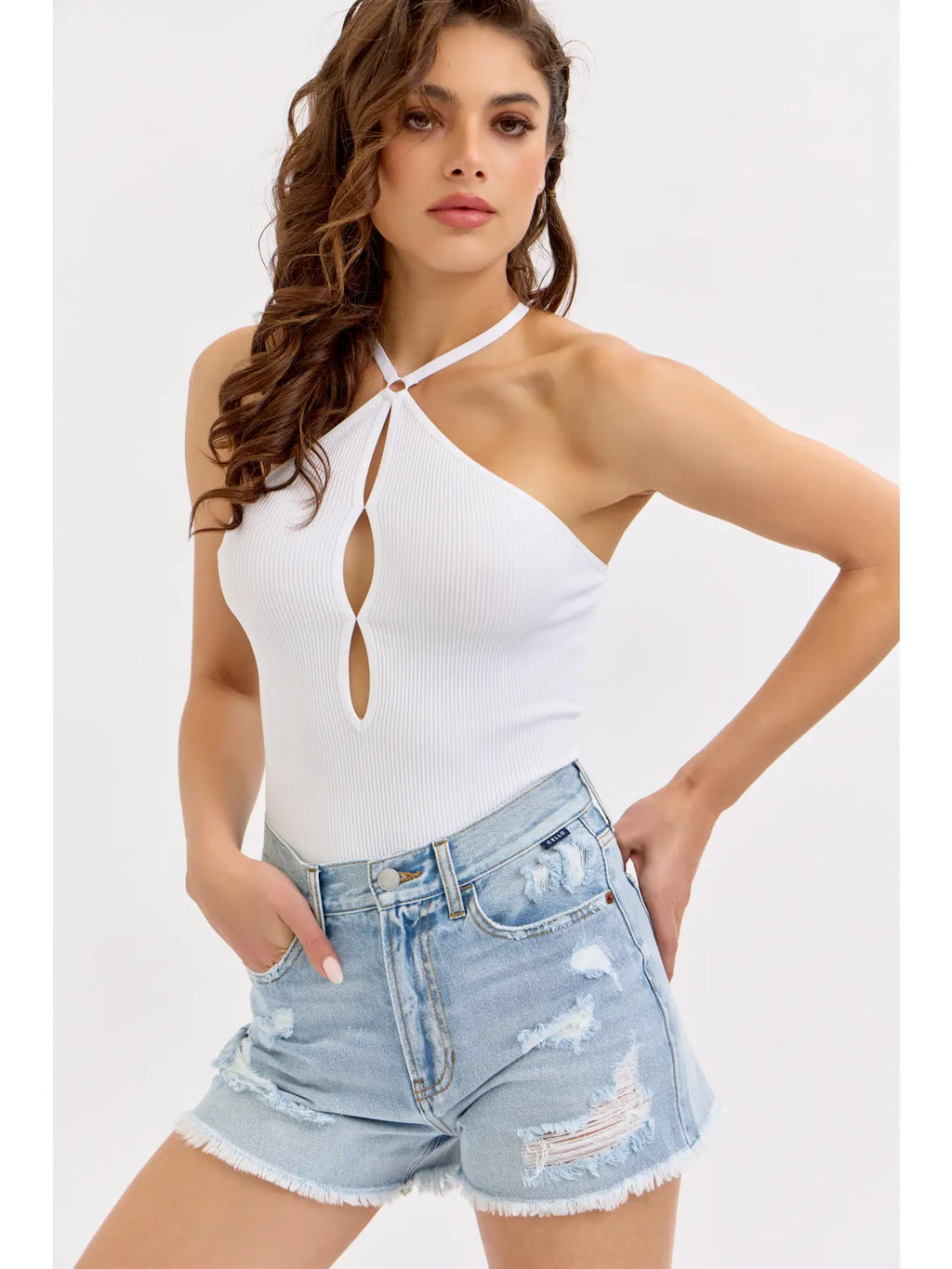 High Rise Mom Short
