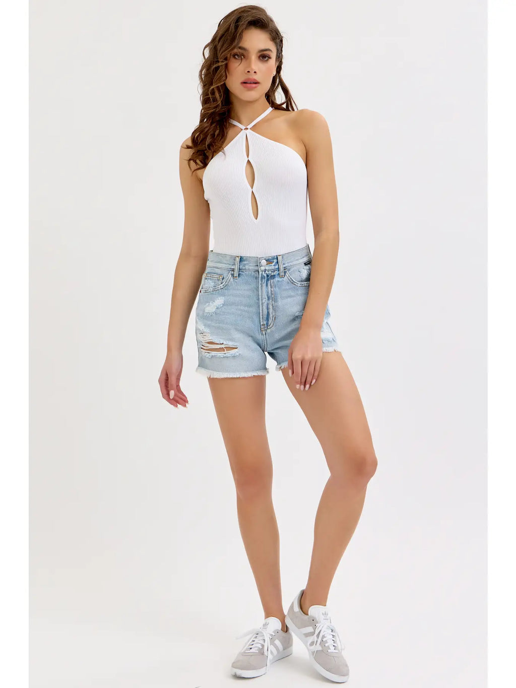 High Rise Mom Short