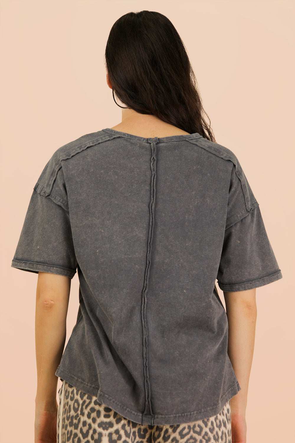 Short Sleeve Washed Pocket Tee