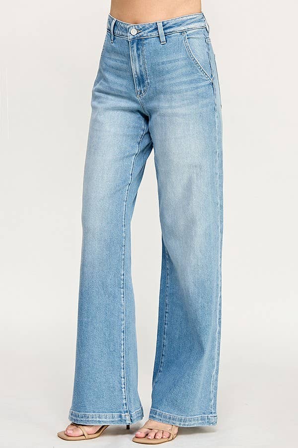 BRANDY SOFT TOUCH HIGH RISE PALAZZO JEANS
