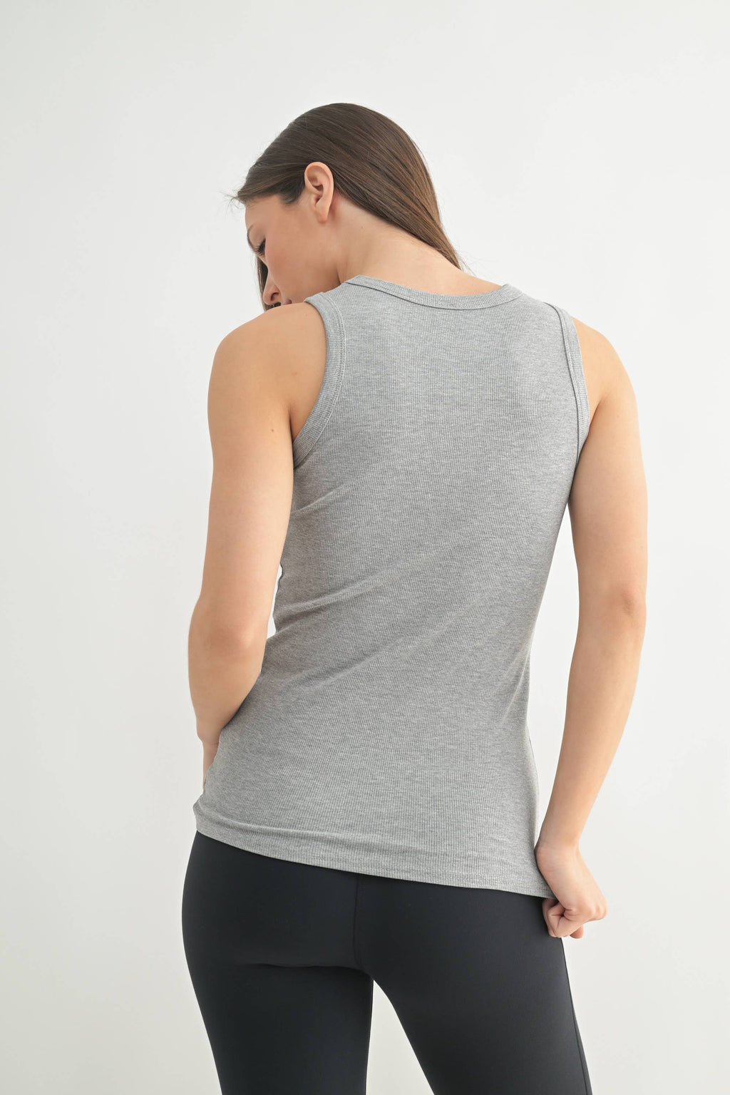 Essential Micro-Ribbed Athleisure Tank Top
