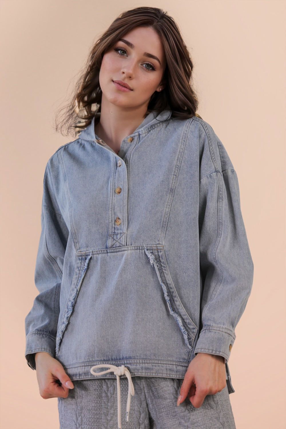 Denim Hoodie