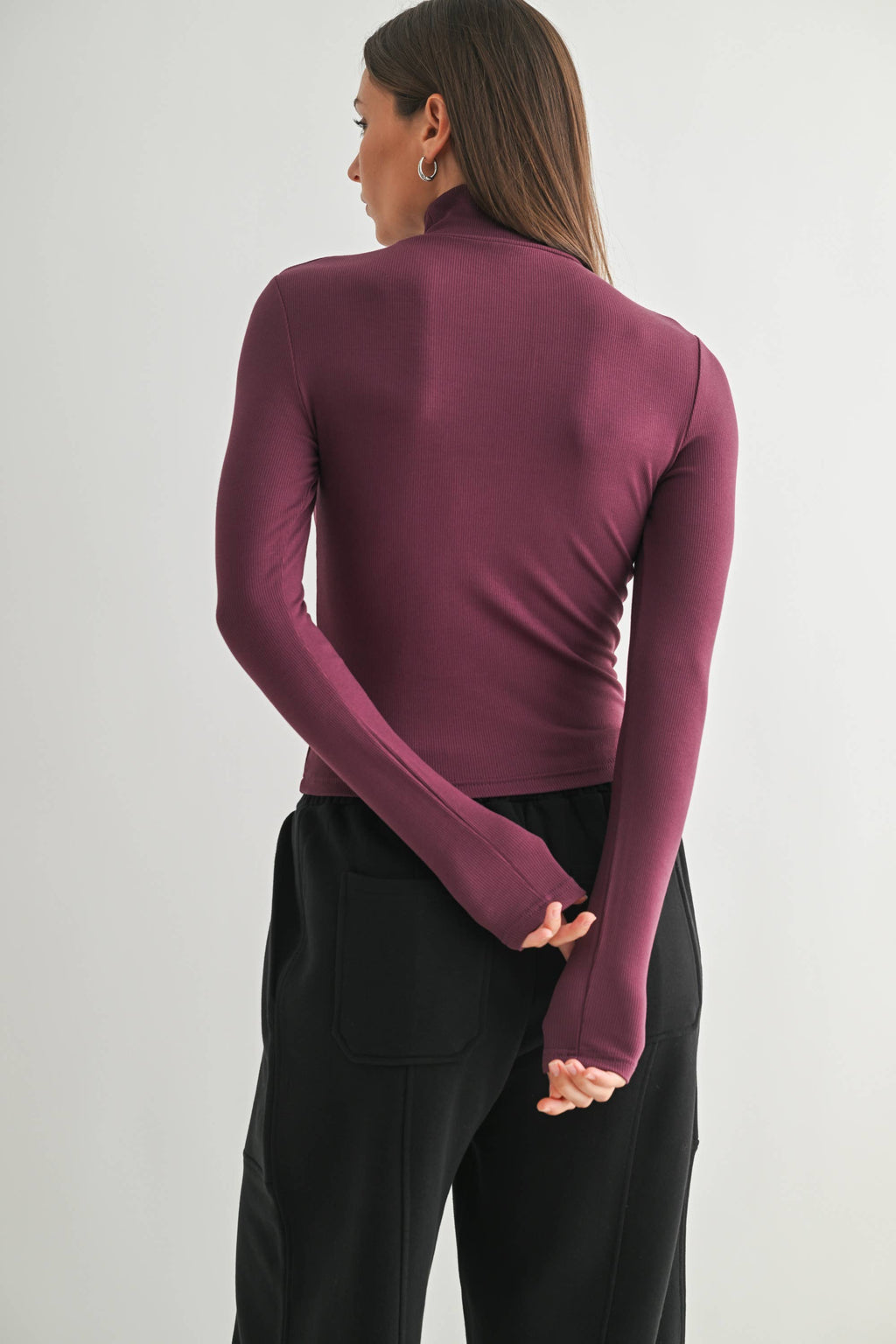 Essential Micro Ribbed Turtleneck