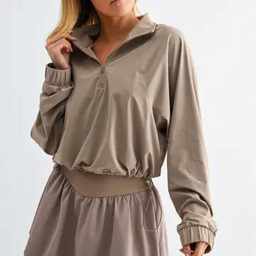 Sculpt Half Zip Pullover