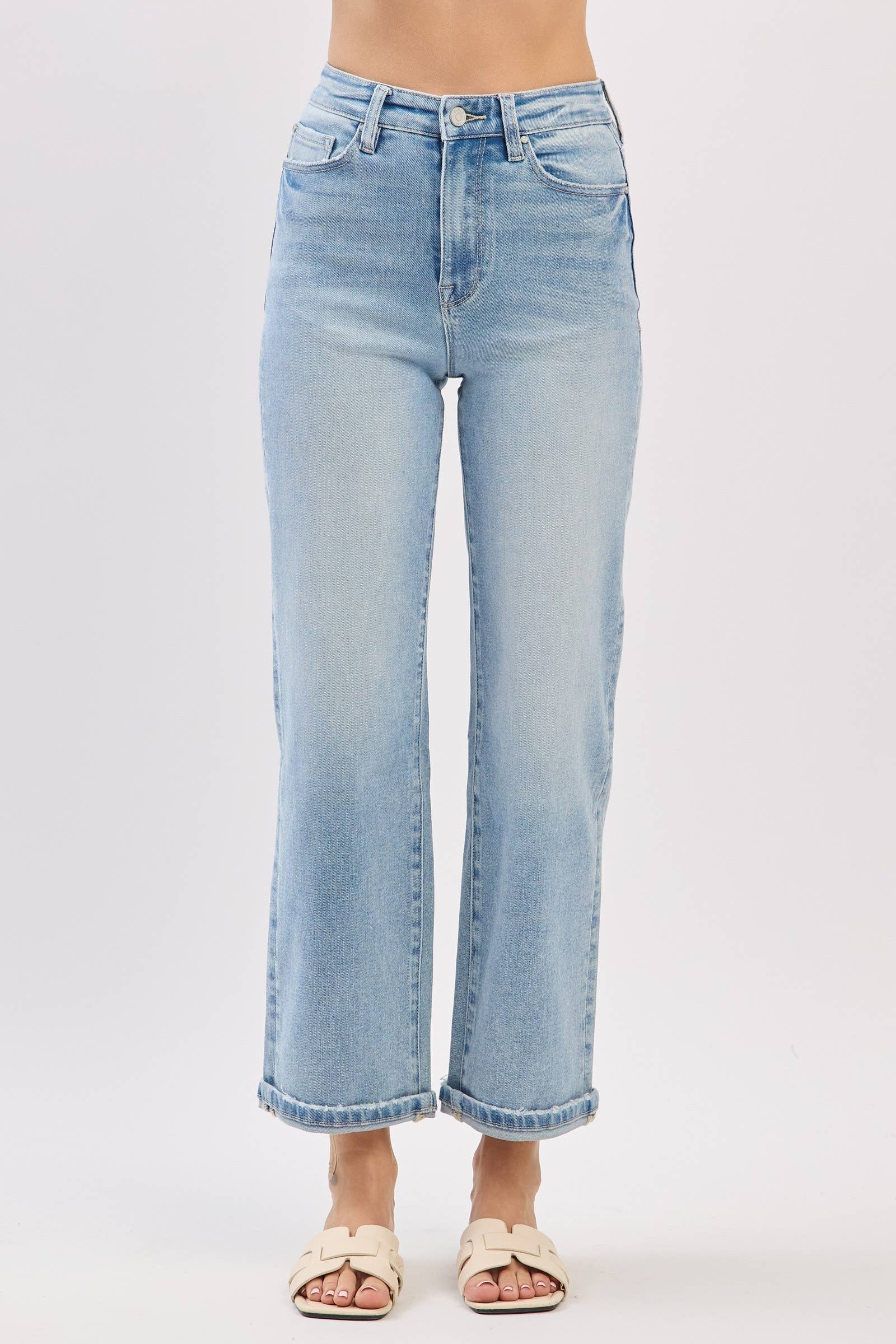 RELAXED STRAIGHT JEANS HIGH RISE