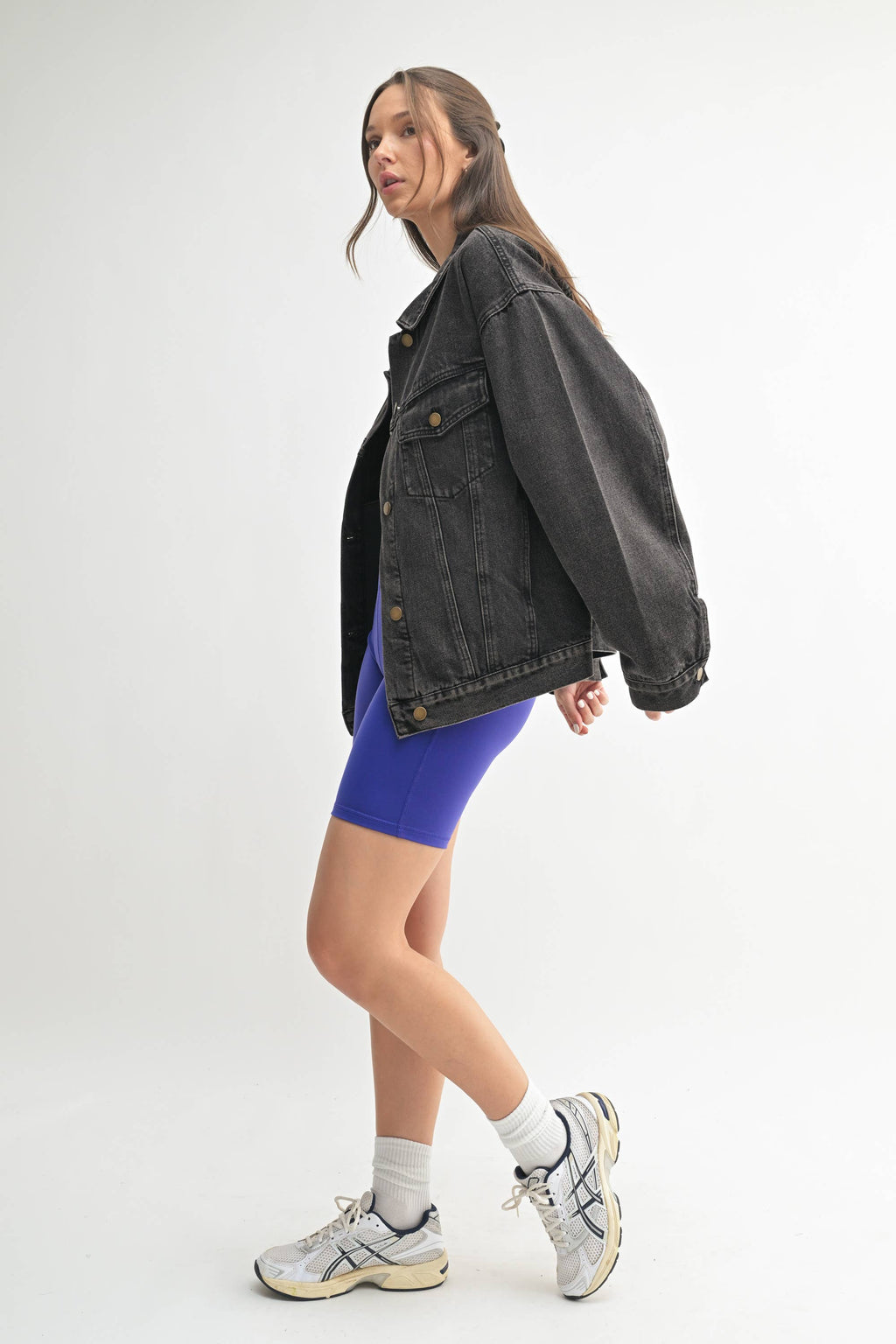 Boxy-Cut Denim Jacket