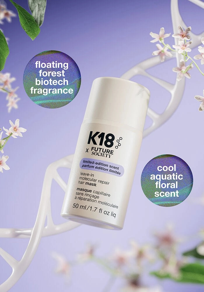 K18 x Future Society Leave-In Molecular Repair Hair Mask