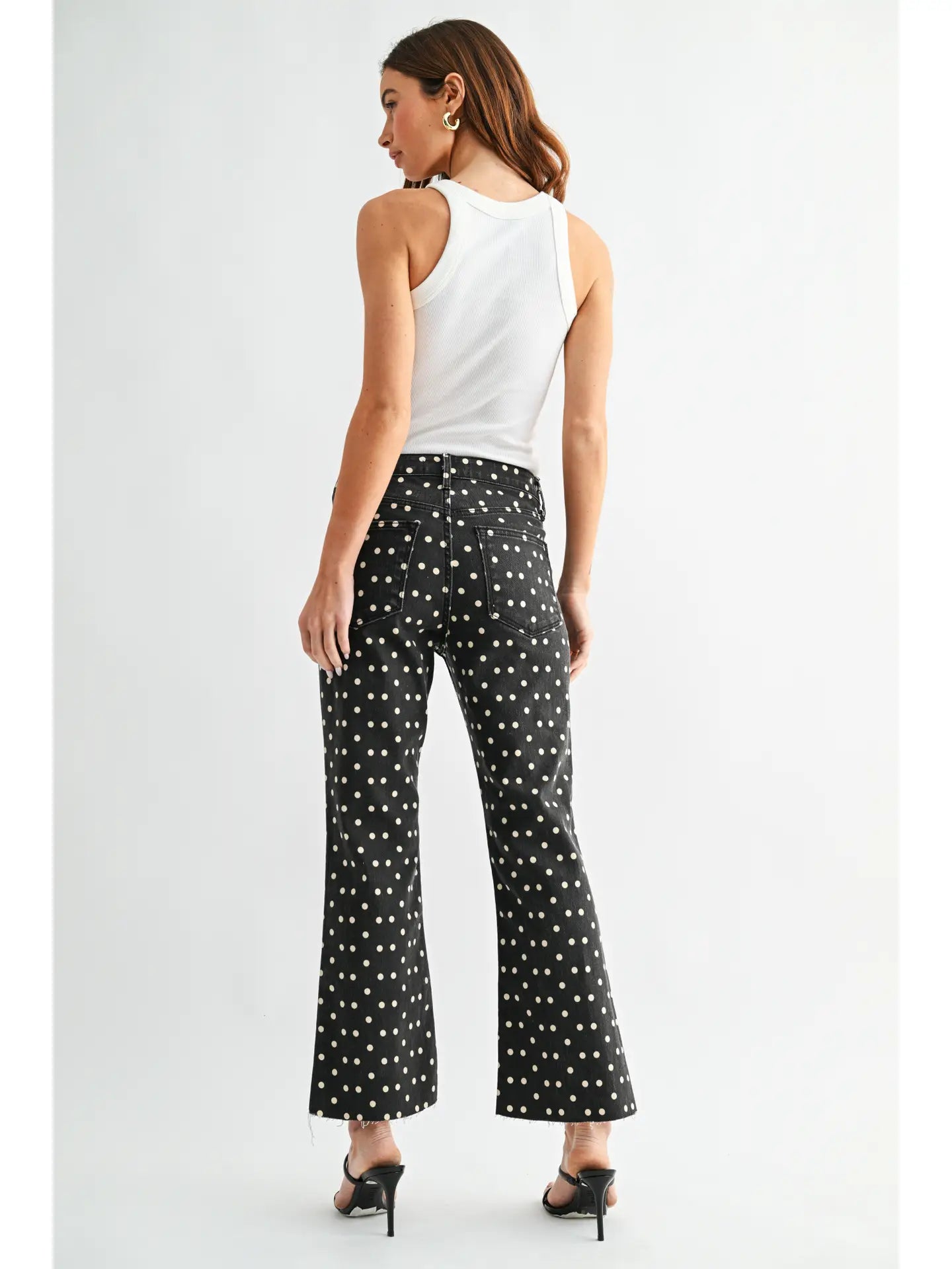 Polka Dot Crop Flare