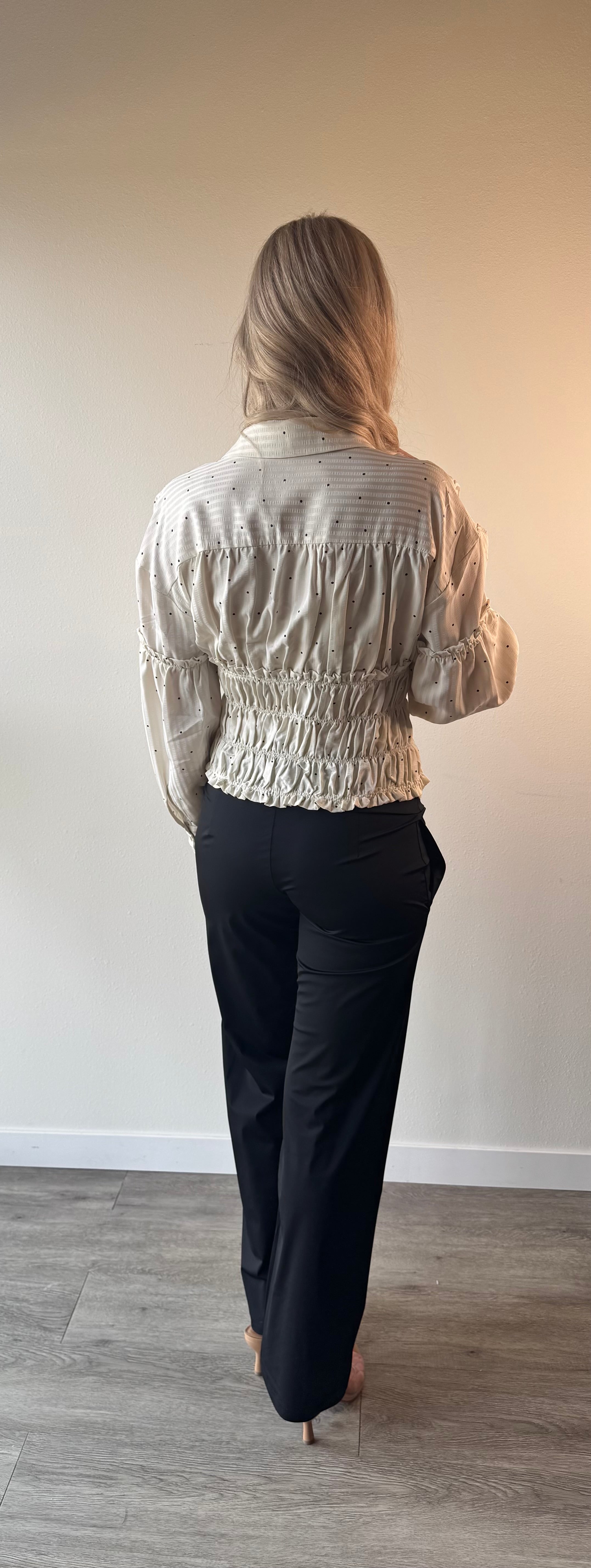 Smocked Button up Top