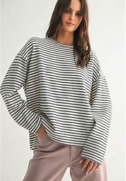 Striped Soft Touch Knit Top