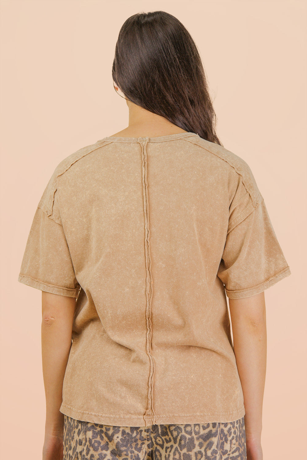 Short Sleeve Washed Pocket Tee