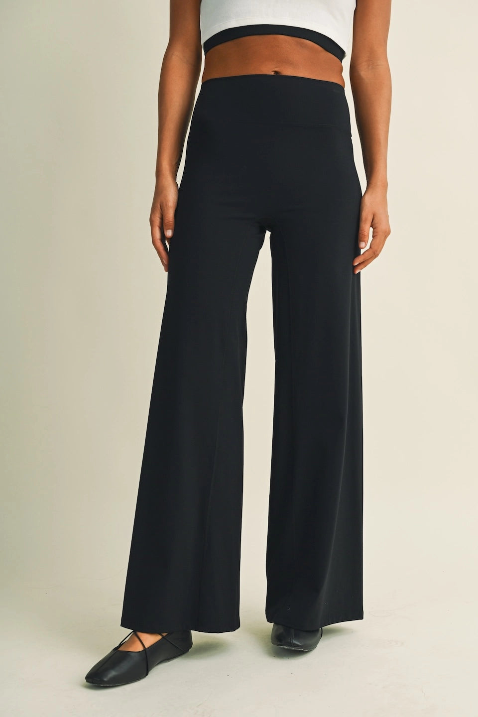 High Waist Wide Leg Pants