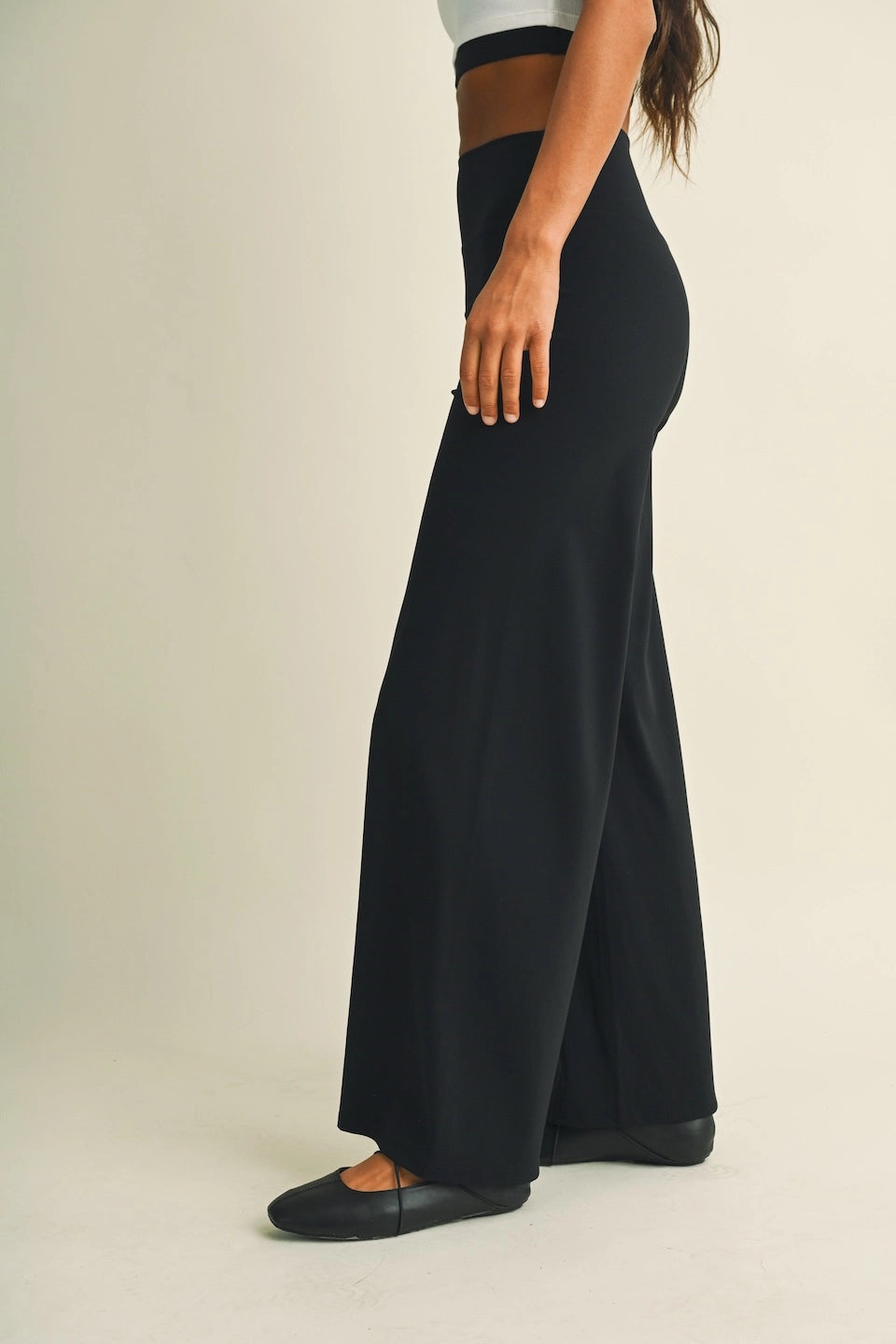 High Waist Wide Leg Pants