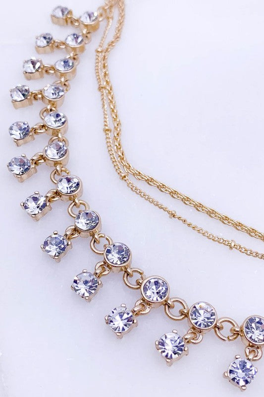 Tiered Stone Necklace