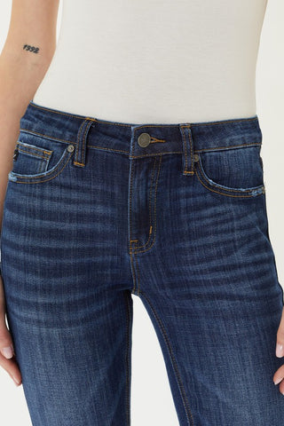 Mid Rise Flare Jeans