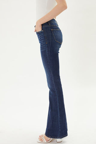 Mid Rise Flare Jeans
