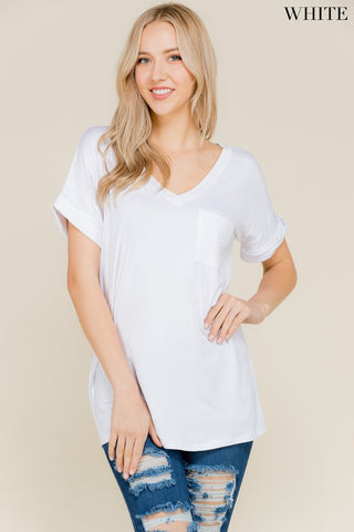 Rolled Sleeve Tee