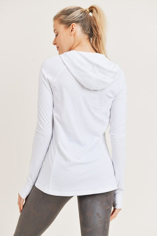 Gathered Front Hoodie