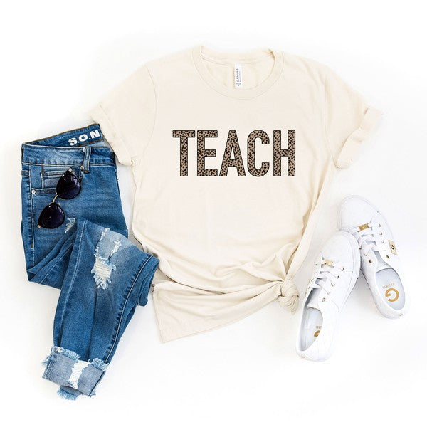 Leopard Teach Tee