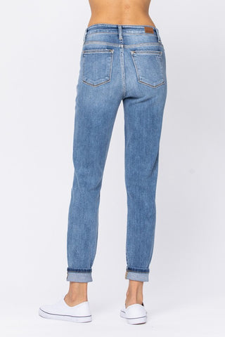 Judy Blue Cuff Slim Fit Jean