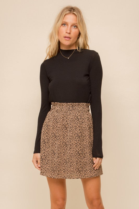 Cheetah Mini Skirt