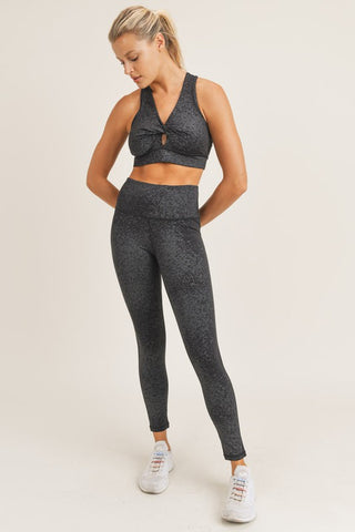 Foil deals print leggings