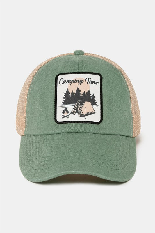 Camping Time Cap