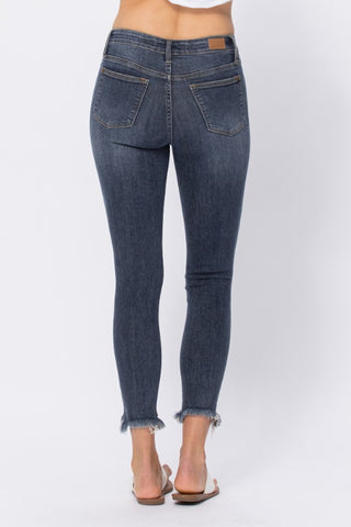 Judy Blue Shark Bite Hem Skinny