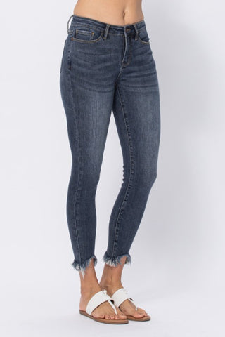 Judy Blue Shark Bite Hem Skinny