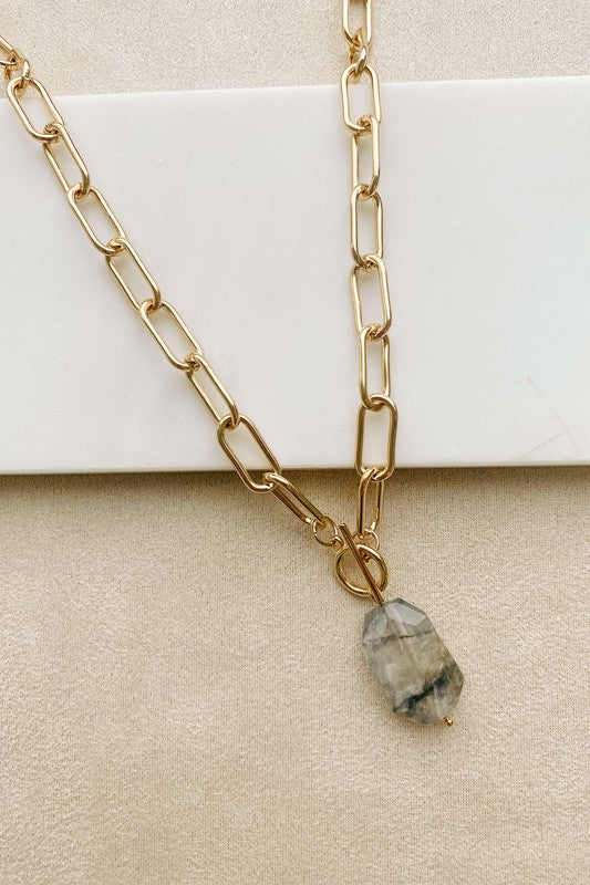 Toggle Charm Necklace