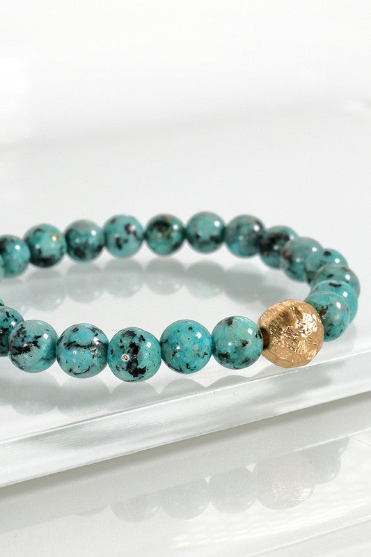 Stone Stretch Bracelet (3 colors)