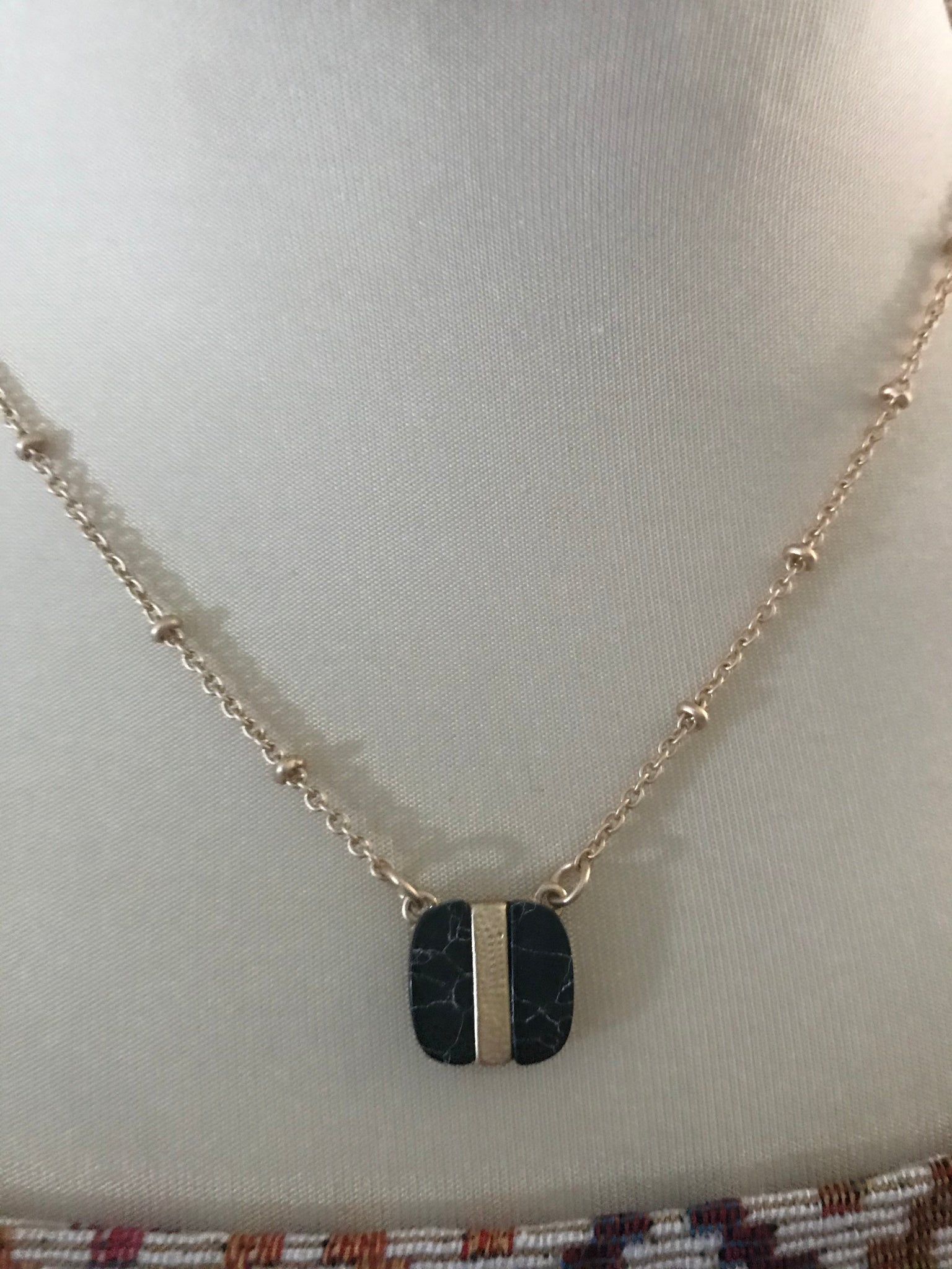 Stone Cushion Cut Pendant