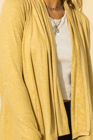 Draped Shawl Cardigan (2 colors)