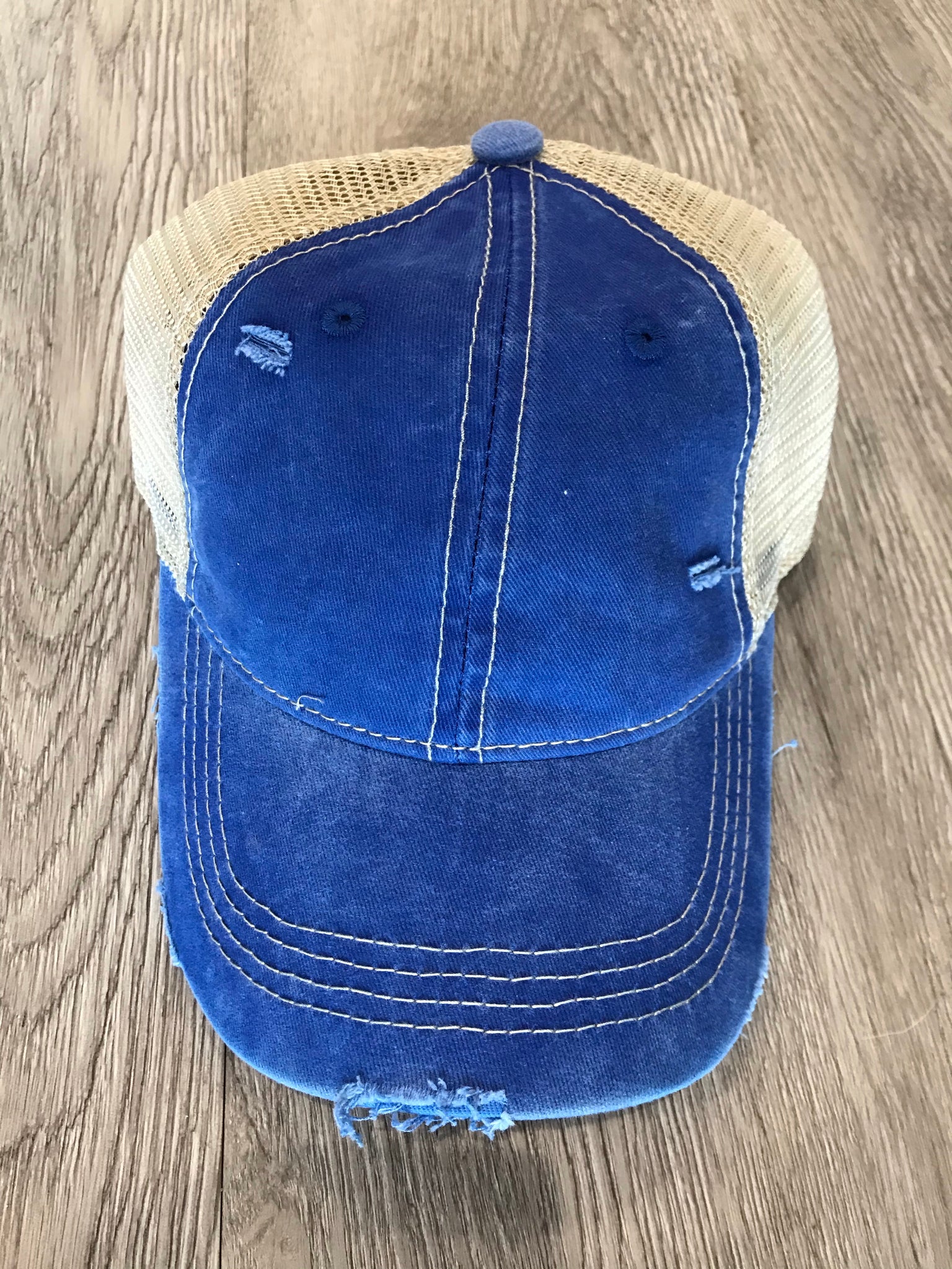 Mesh Back Pony Cap (Multiple Colors)